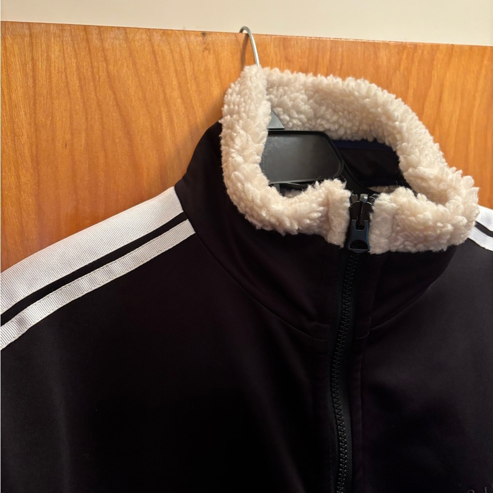 Reversible Black and Sherpa Winter Jacket - Picture 8 of 10